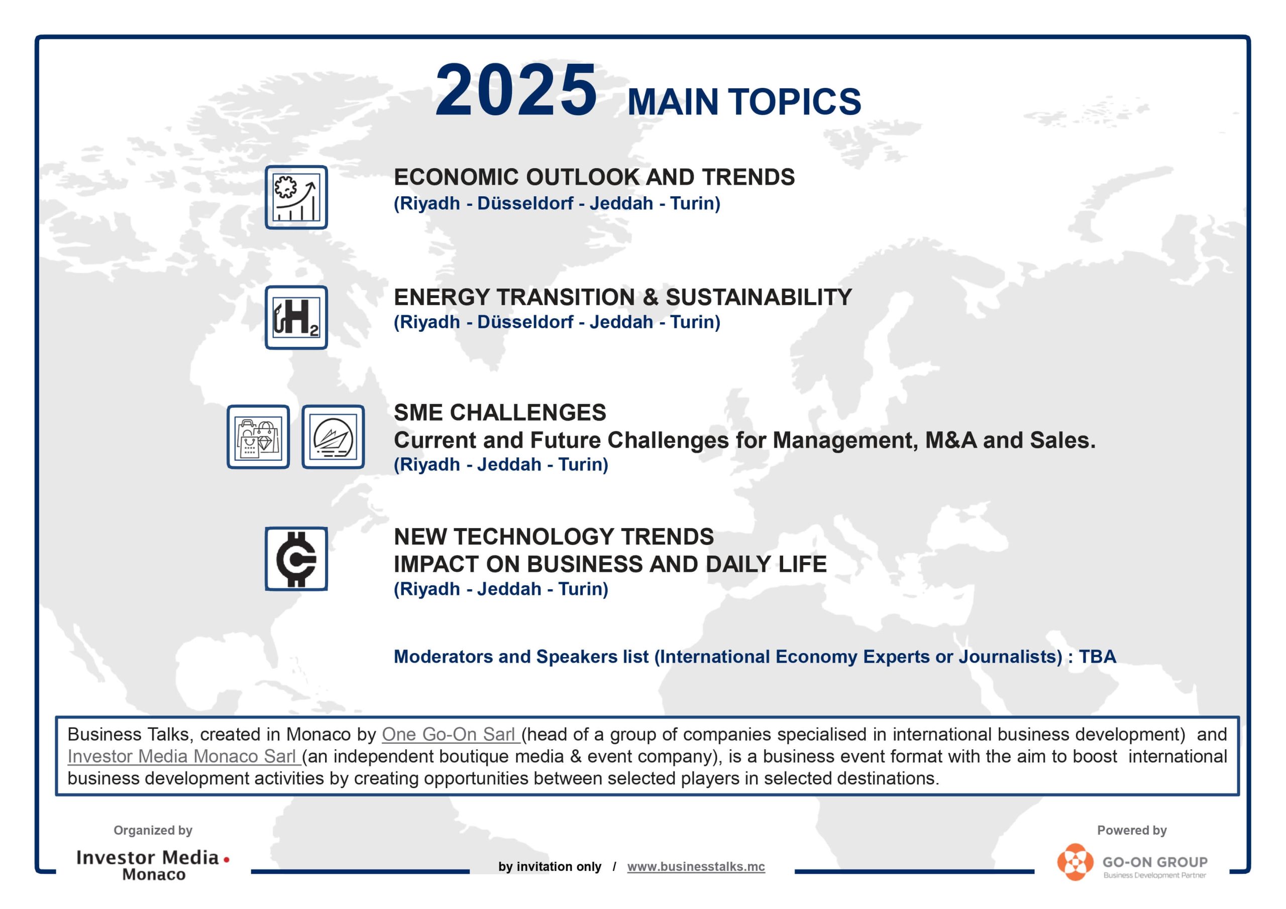 STRATEGIC PLAN main topics of 2025 for Business Talk